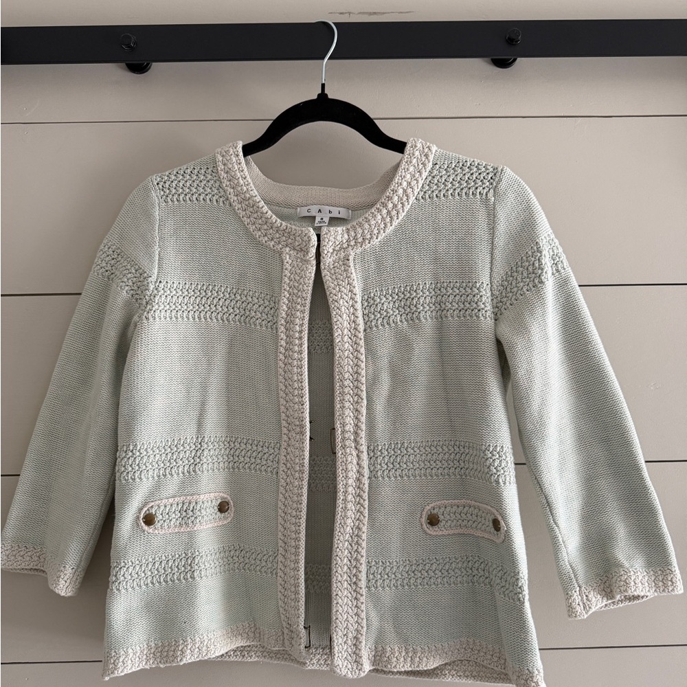 CAbi Women's Cream Cardigan Sweater